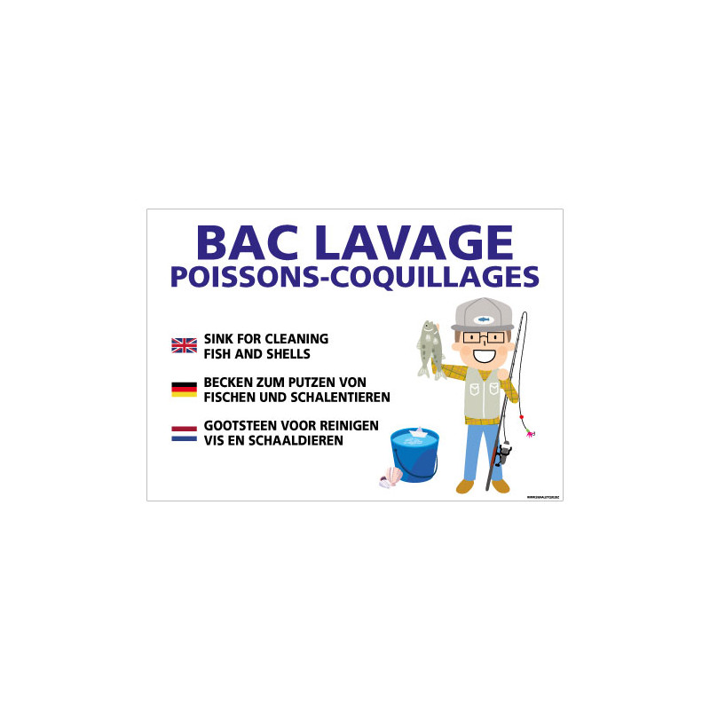 PANNEAU BAC DE LAVAGE POUR CRUSTACES (H0431)