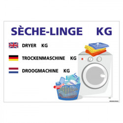 PANNEAU SECHE LINGE PERSONNALISABLE (H0435)