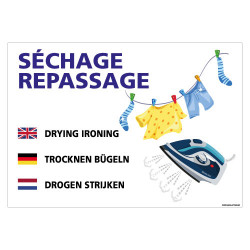 PANNEAU SECHAGE / REPASSAGE (H0436)