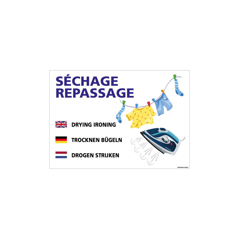 PANNEAU SECHAGE / REPASSAGE (H0436) PANNEAU SECHAGE / REPASSAGE (H0436)