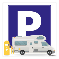 PANNEAU PARKING POUR CAMPING-CAR (H0458)