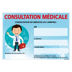 PANNEAU CONSULTATION MEDICALE (H0461-PERSO)