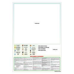 PANNEAU PLAN DE CAMPING PERSONNALISER (H0503)