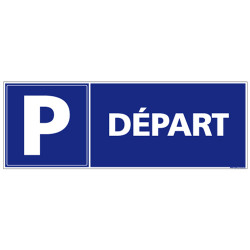 PANNEAU PARKING DEPART (L0707)