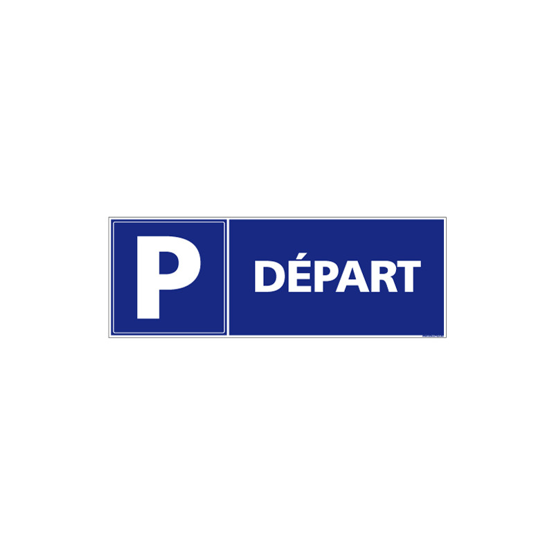 PANNEAU PARKING DEPART (L0707)