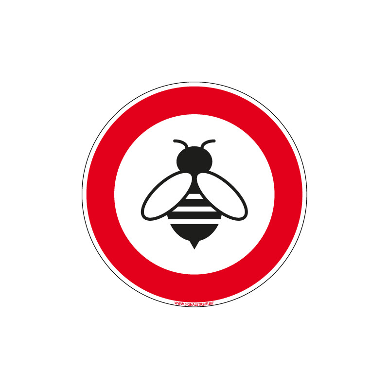 SIGNALETIQUE ATTENTION AUX ABEILLES (D1047)