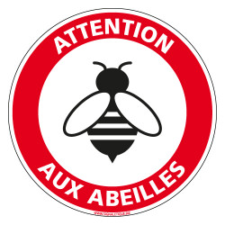 DISQUE ATTENTION AUX ABEILLES (D1048)