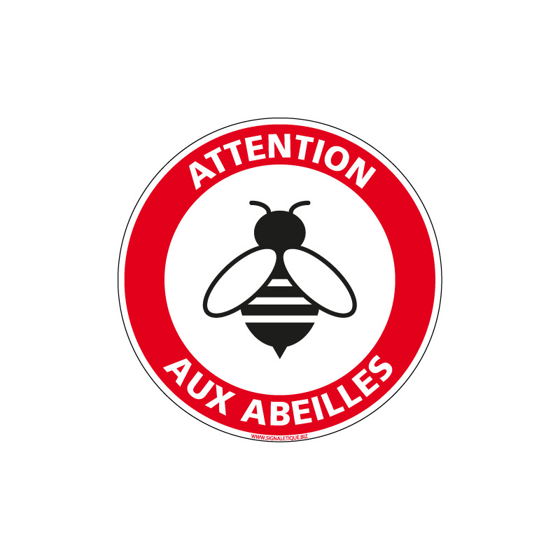 DISQUE ATTENTION AUX ABEILLES (D1048)