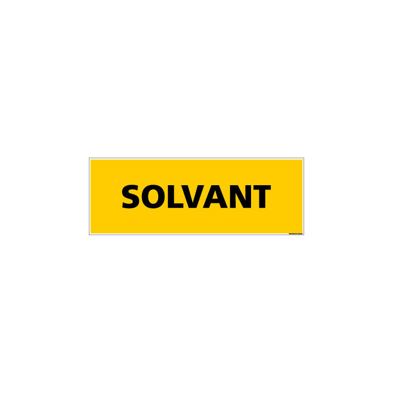Panneau de Signalisation danger SOLVANT (C0219) Panneau de Signalisation danger SOLVANT (C0219)