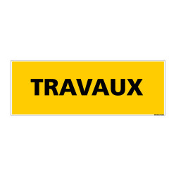 Panneau de Signalisation danger TRAVAUX (C0225)