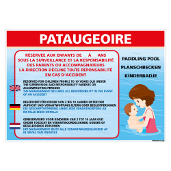 PANNEAU PATAUGEOIRE PERSONNALISABLE (H0483-PERSO)