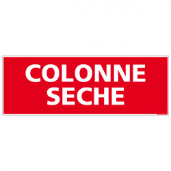 Panneau COLONNE SECHE (A0069)