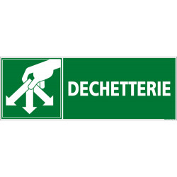 Panneau DECHETTERIE (I0063)