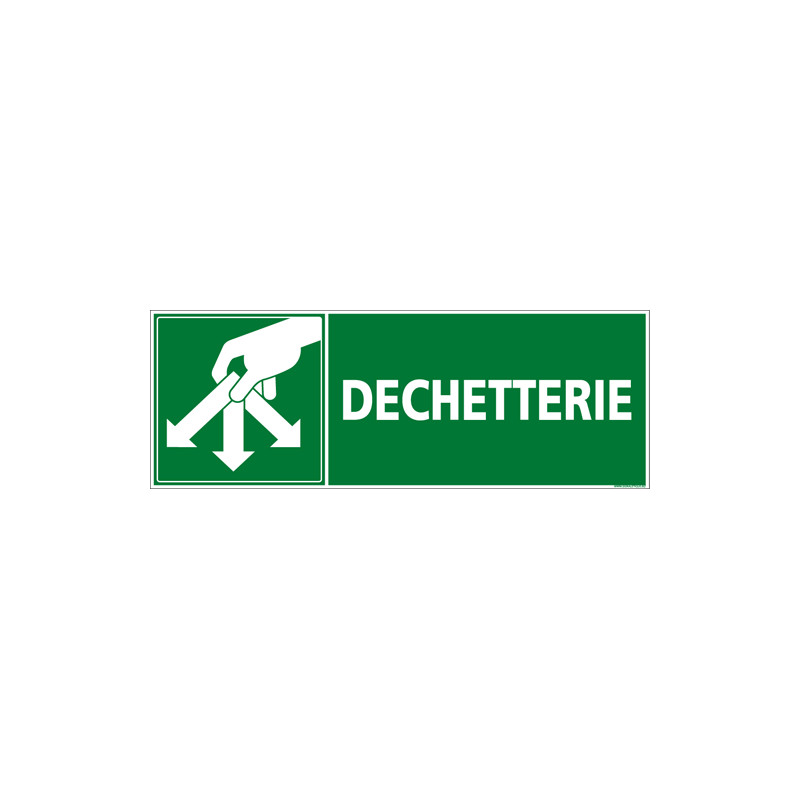 Panneau DECHETTERIE (I0063)