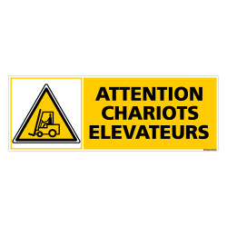 Panneau ATTENTION CHARIOTS ELEVATEURS (C0273)