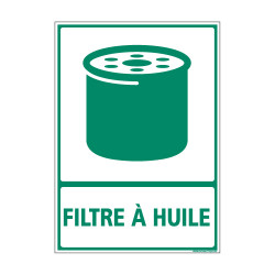 PANNEAU FILTRE HUILE POUR DECHETTERIE (I0849)