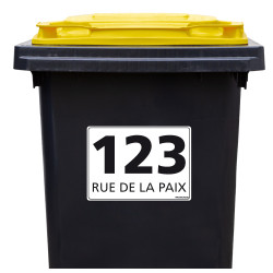 ETIQUETTE POUR POUBELLES PERSONNALISABLE (I0877_X4)