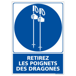 PANNEAU RETIREZ LES POIGNETS DES DRAGONES (E0671)