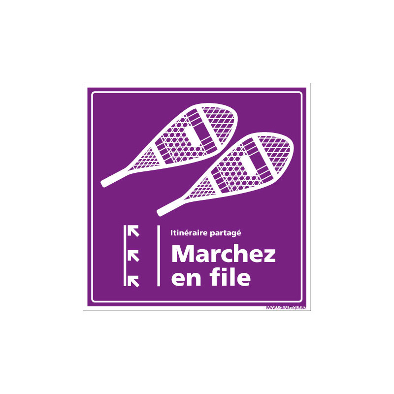 PANNEAU MARCHEZ EN FILE (H0287)