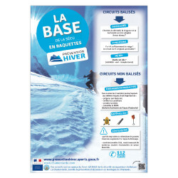 PANNEAU LA BASE EN RAQUETTES (H0369)