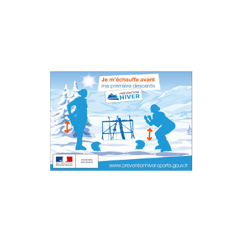PANNEAU PREVENTIF SUR L'ECHAUFFEMENT EN SKI (H0371) PANNEAU PREVENTIF SUR L'ECHAUFFEMENT EN SKI (H0371)