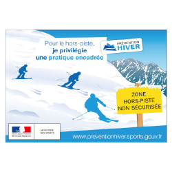 PANNEAU PREVENTIF HORS-PISTE (H0372)