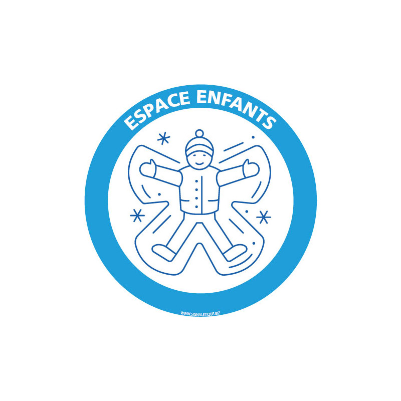PANNEAU INFORMATION ESPACE ENFANT SPECIAL HIVER (H0391) PANNEAU INFORMATION ESPACE ENFANT SPECIAL HIVER (H0391)