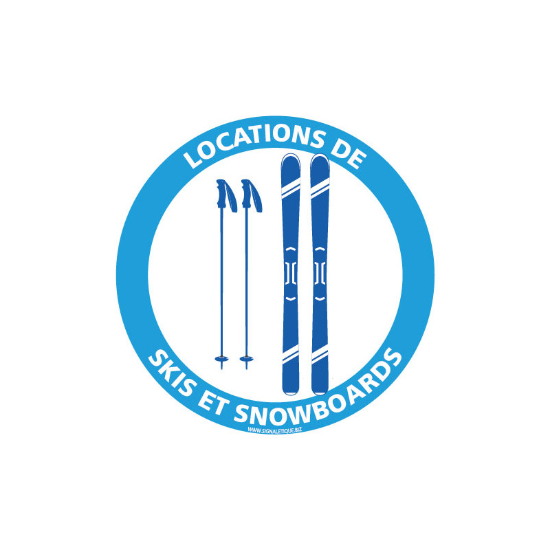 PANNEAU INFORMATION LOCATIONS DE SKI (H0396) PANNEAU INFORMATION LOCATIONS DE SKI (H0396)