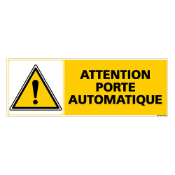 Panneau ATTENTION PORTE AUTOMATIQUE (C0293)