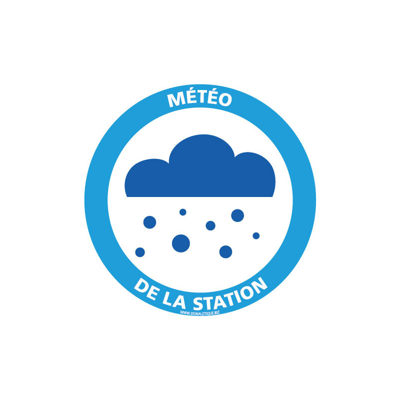 PANNEAU INFORMATION POINT METEO SPECIAL HIVER (H0401)