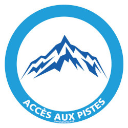 PANNEAU INFORMATION ACCES AUX PISTES SPECIAL HIVER (H0403)