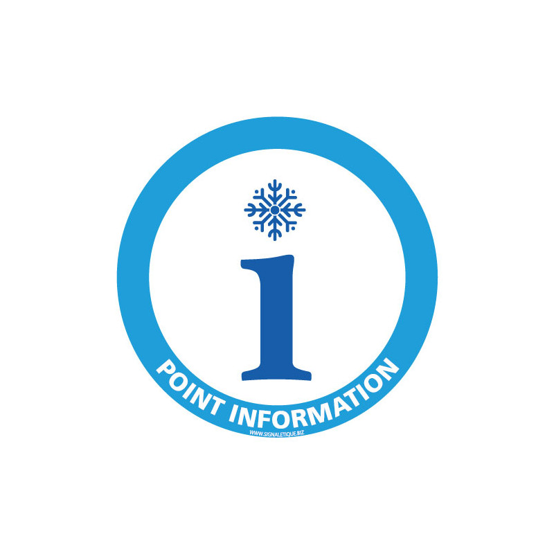 PANNEAU POINT INFORMATION TOURISTIQUE SPECIAL HIVER (H0405) PANNEAU POINT INFORMATION TOURISTIQUE SPECIAL HIVER (H0405)