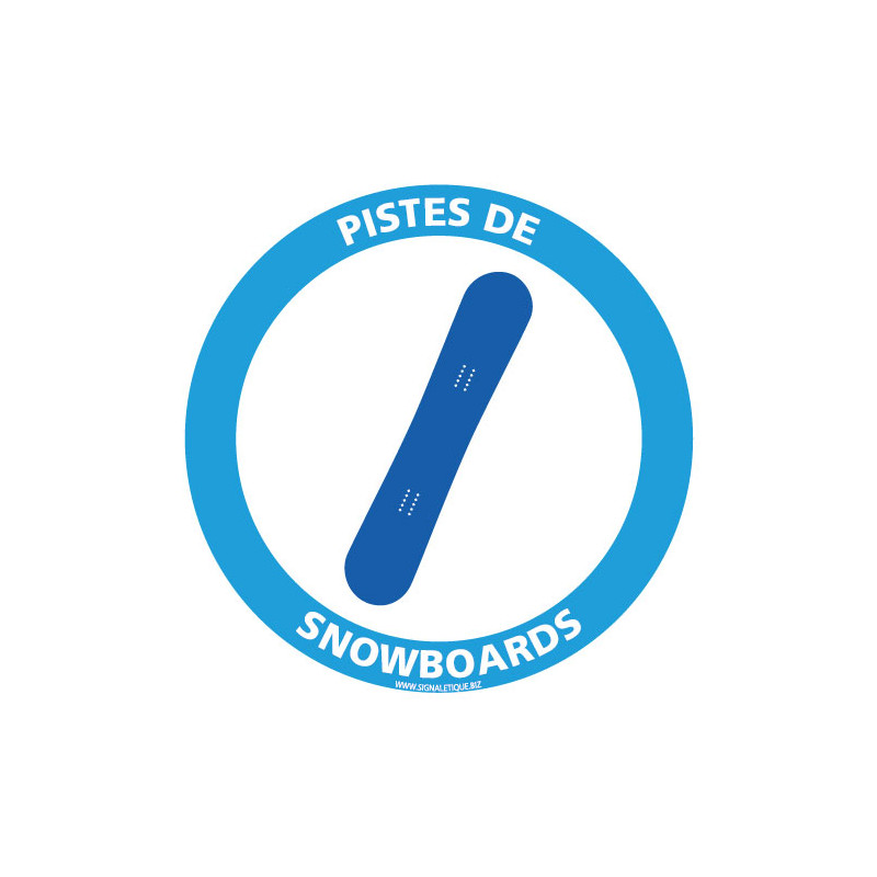 PANNEAU INFORMATION PISTE DE SNOWBOARDS (H0413) PANNEAU INFORMATION PISTE DE SNOWBOARDS (H0413)