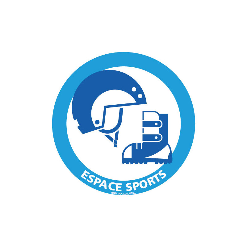 PANNEAU INFORMATION ESPACE SPORTS SPECIAL HIVER (H0416)