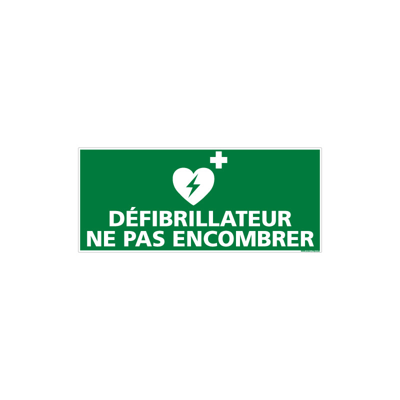 ADHESIF SOL ANTIDERAPANT DEFIBRILLATEUR NE PAS ENCOMBRER (B0448)