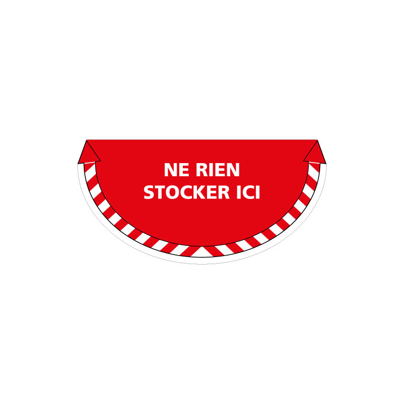 ADHESIF SOL ANTIDERAPANT SIGNALISATION NE RIEN STOCKER ICI (G1267)