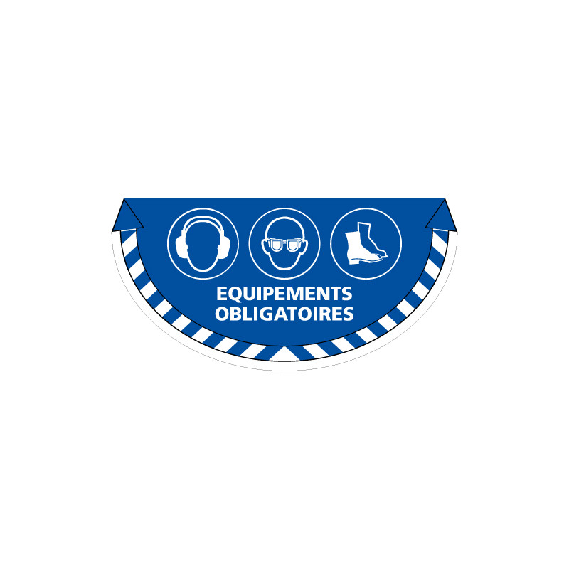 ADHESIF SOL ANTIDERAPANT SIGNALISATION EQUIPEMENT OBLIGATOIRE - LUNETTES , CASQUES ET CHAUSSURES (G1365) ADHESIF SOL ANTIDERAPANT SIGNALISATION EQUIPEMENT OBLIGATOIRE - LUNETTES , CASQUES ET CHAUSSURES (G1365)