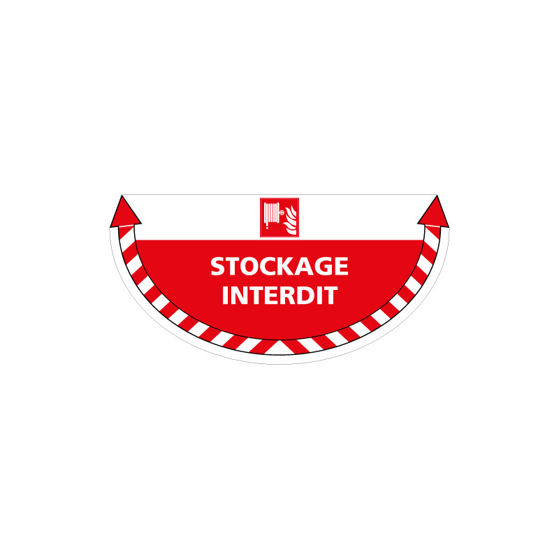 ADHESIF SOL ANTIDERAPANT SIGNALISATION STOCKAGE INTERDIT INCENDIE (G1377)