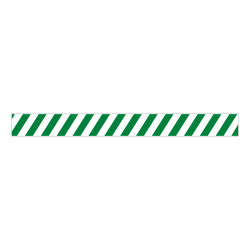 LOT DE 4 BANDES DE MARQUAGE AU SOL VERT ET BLANC (G1511)