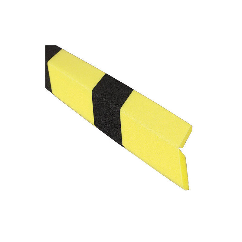 Protection angle mousse horizontale jaune 