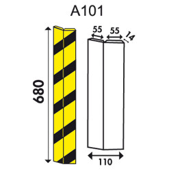 Protection d'angle - Mousse polyéthylène (WA101)