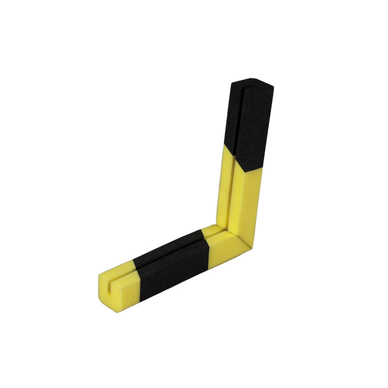 Protection angle mousse horizontale jaune 