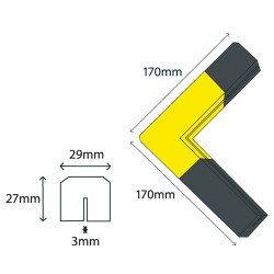 Protection des coins d'arête - Mousse polyéthylène (WG109)