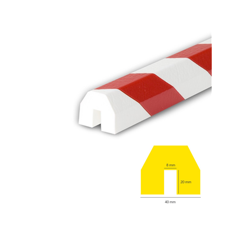 AMORTISSEURS DE CHOCS BLANC ET ROUGE POUR ARETES VIVES (WN1064) AMORTISSEURS DE CHOCS BLANC ET ROUGE POUR ARETES VIVES (WN1064)