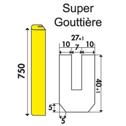 Protection des arêtes tranchantes - Mousse polyéthylène (WSUPGOUT9)