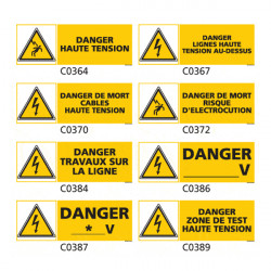 Panneau et Pictogramme de Signalisation danger electrique