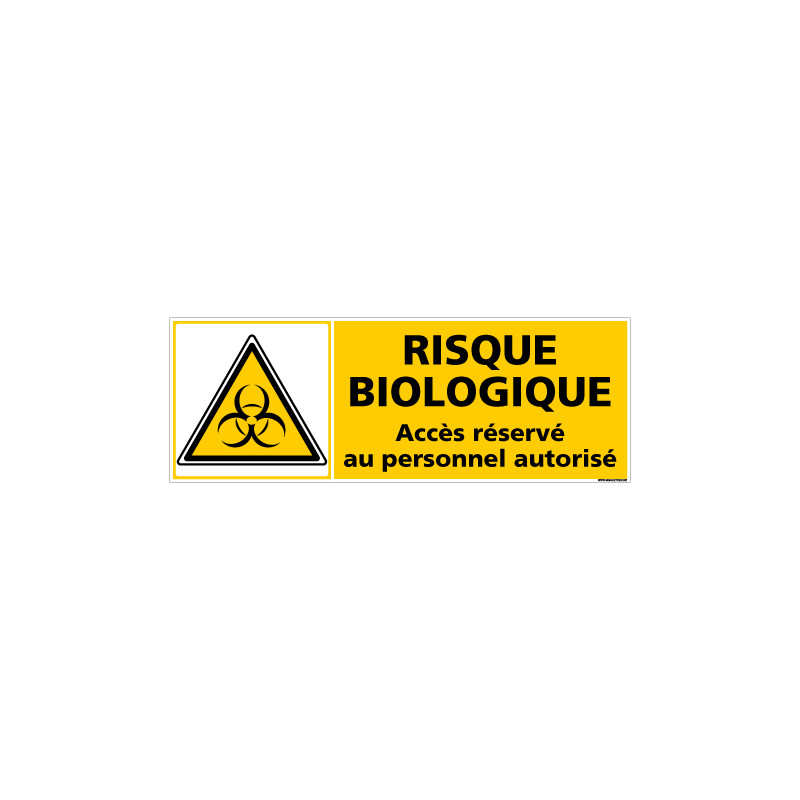 Panneau DANGER BIOLOGIQUE (C0349)