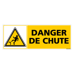 Panneau DANGER DE CHUTE (C0350)