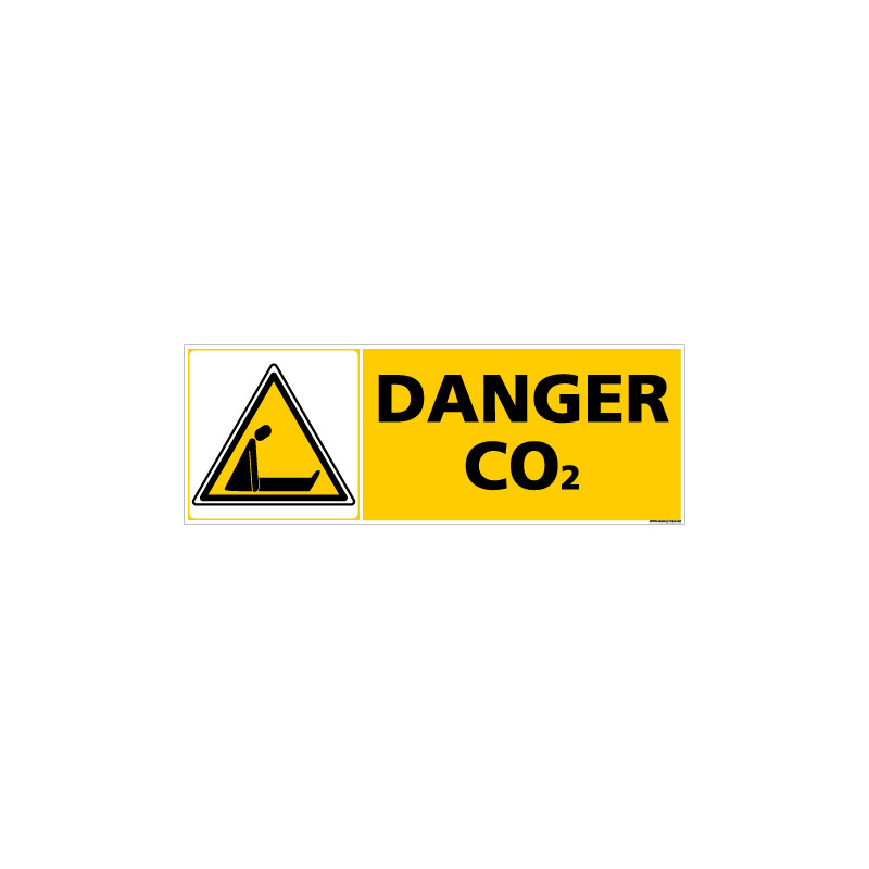 Panneau DANGER C02 (C0351) Panneau DANGER C02 (C0351)