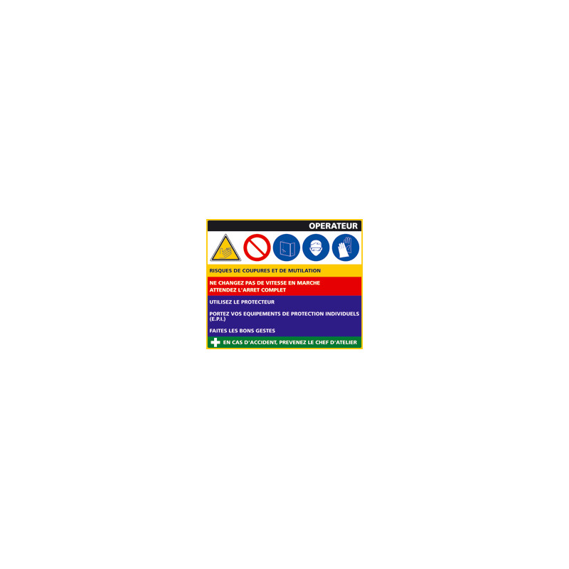 Panneau Fiche de Poste Cuiseur Vapeur (C0798) Panneau Fiche de Poste Cuiseur Vapeur (C0798)